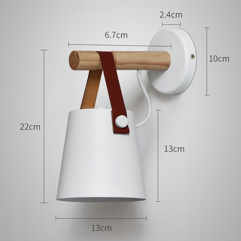 Nordic Wooden Hanging Wall Lamp - Westfield Retailers
