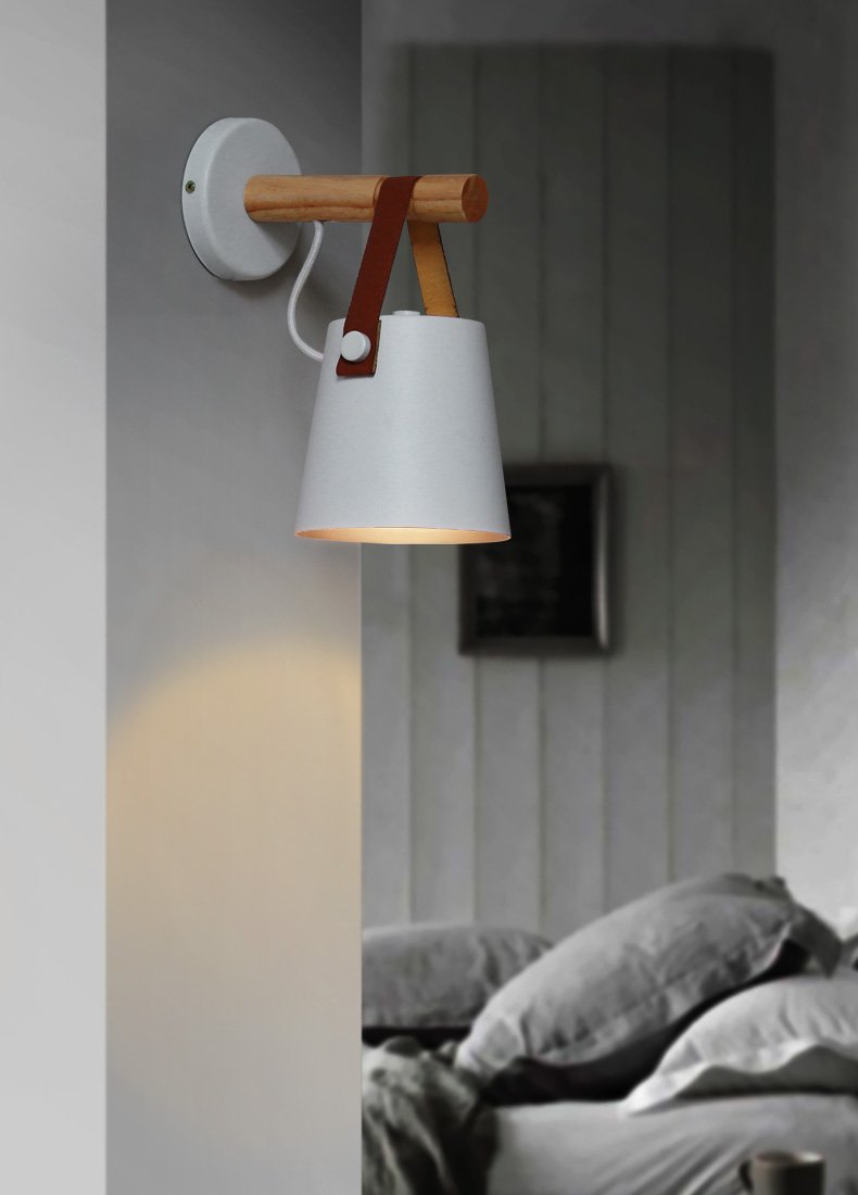 Nordic Wooden Hanging Wall Lamp - Westfield Retailers