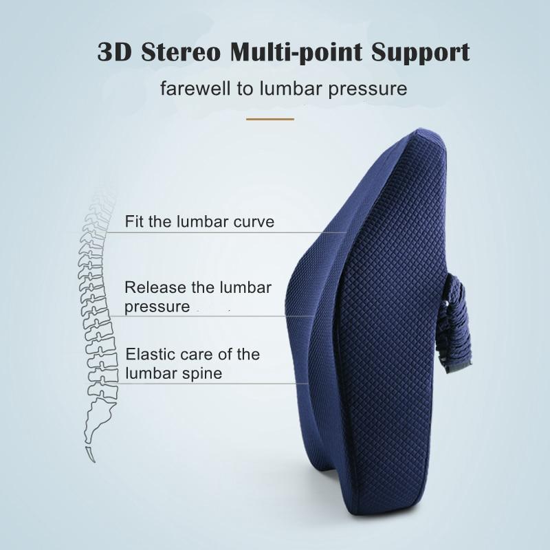 Lumbar Back Support Pillow Cushion For Chairs - Westfield Retailers