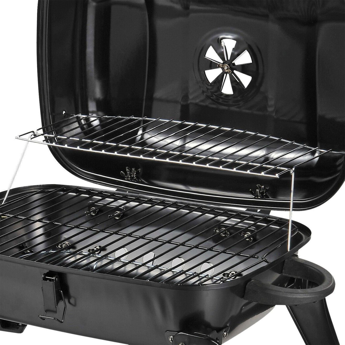 Portable Compact Outdoor Tabletop Backyard Charcoal BBQ Grill - Westfield Retailers