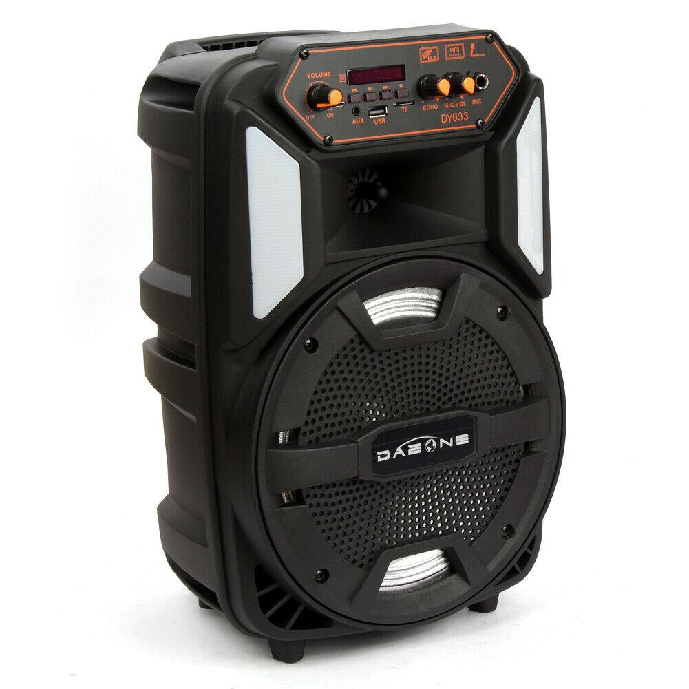 Large Portable DJ Bluetooth Party Box Speaker 8" - Westfield Retailers