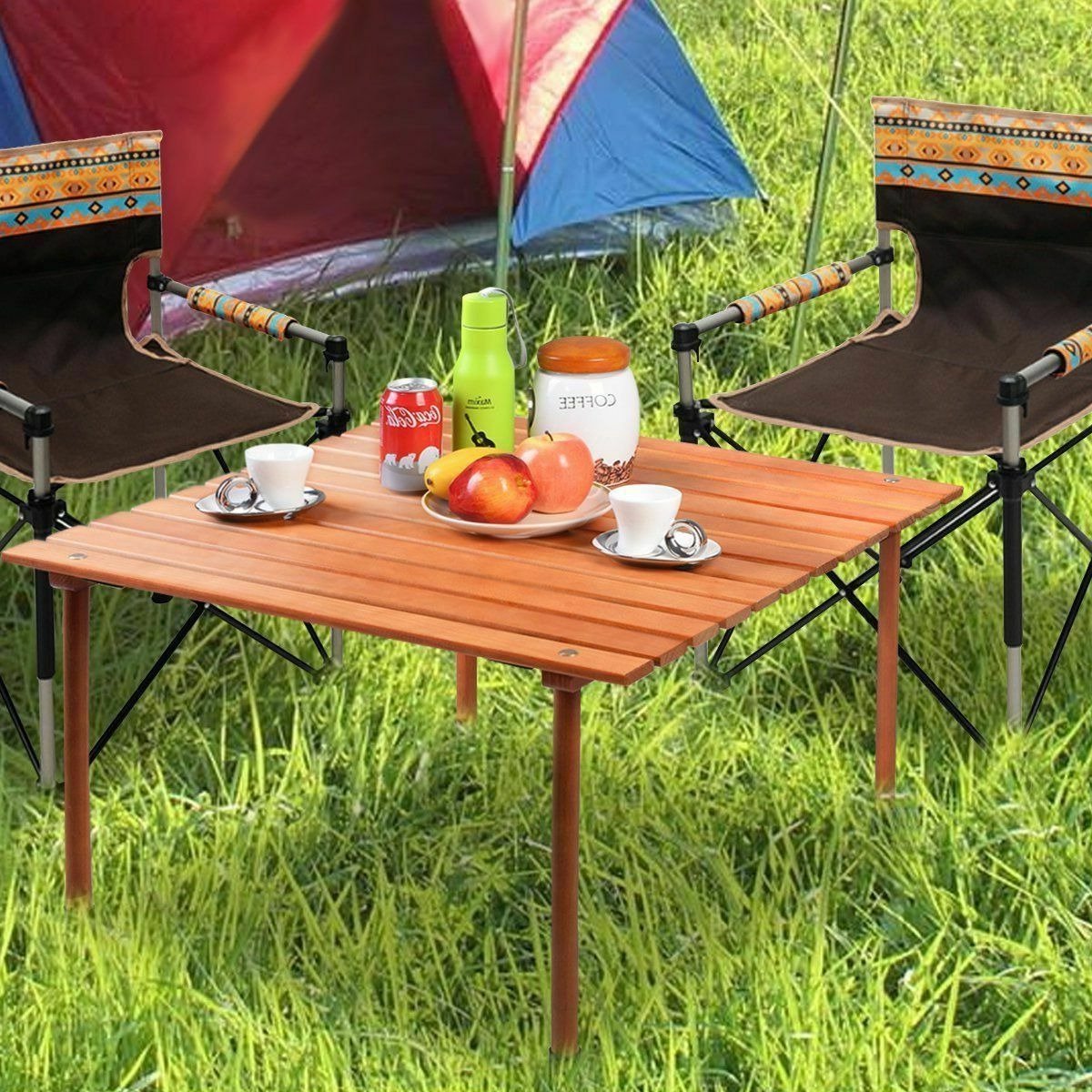 Lightweight Portable Pull Up Camping Foldable Picnic Table - Westfield Retailers