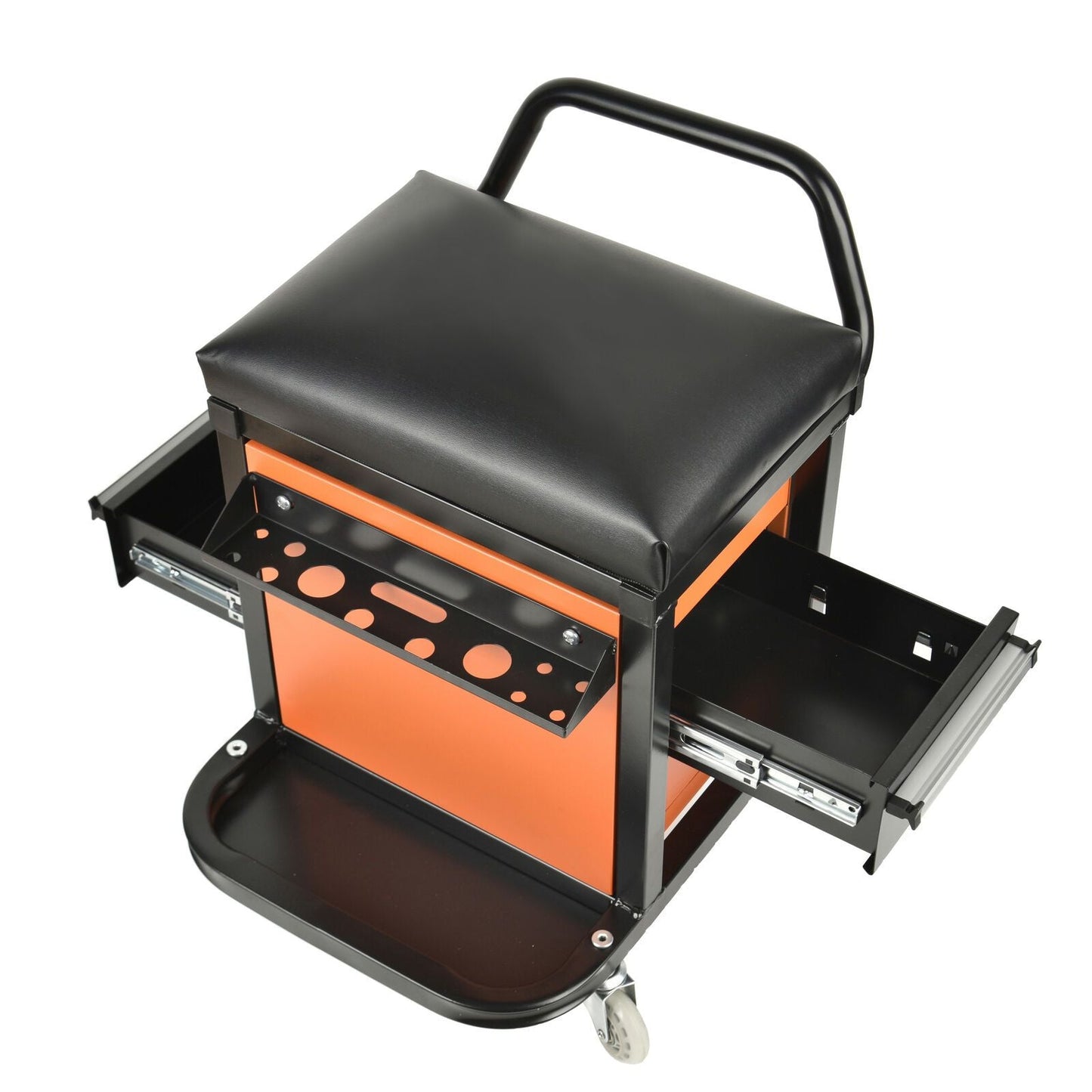 Portable Automotive Mechanics Rolling Creeper Seat Stool - Westfield Retailers