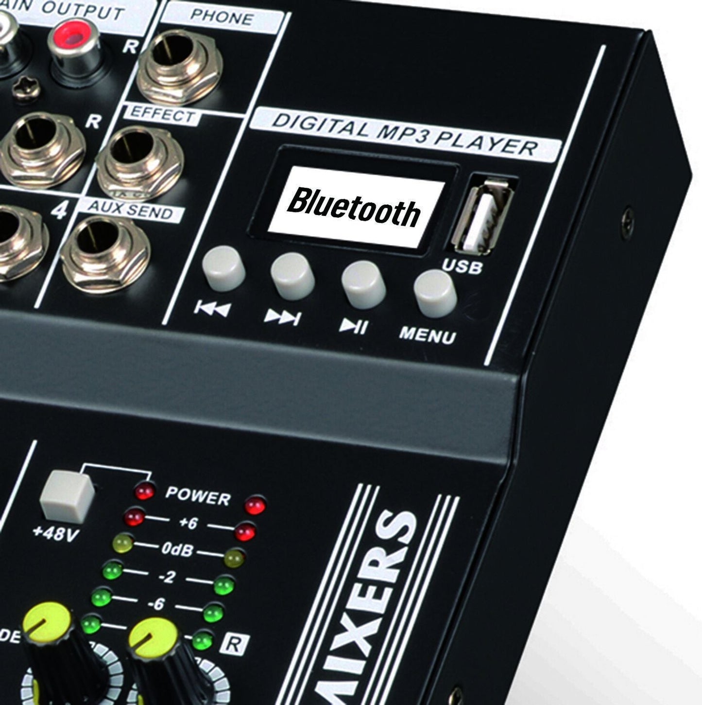 Portable Compact Digital Studio USB Sound 4 Channel Music Mixer - Westfield Retailers