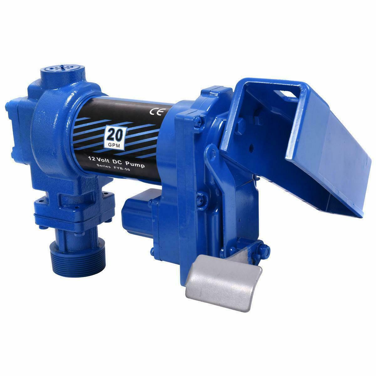 Portable 12V Fuel Transfer Tank Pump Kit 20 GPM - Westfield Retailers