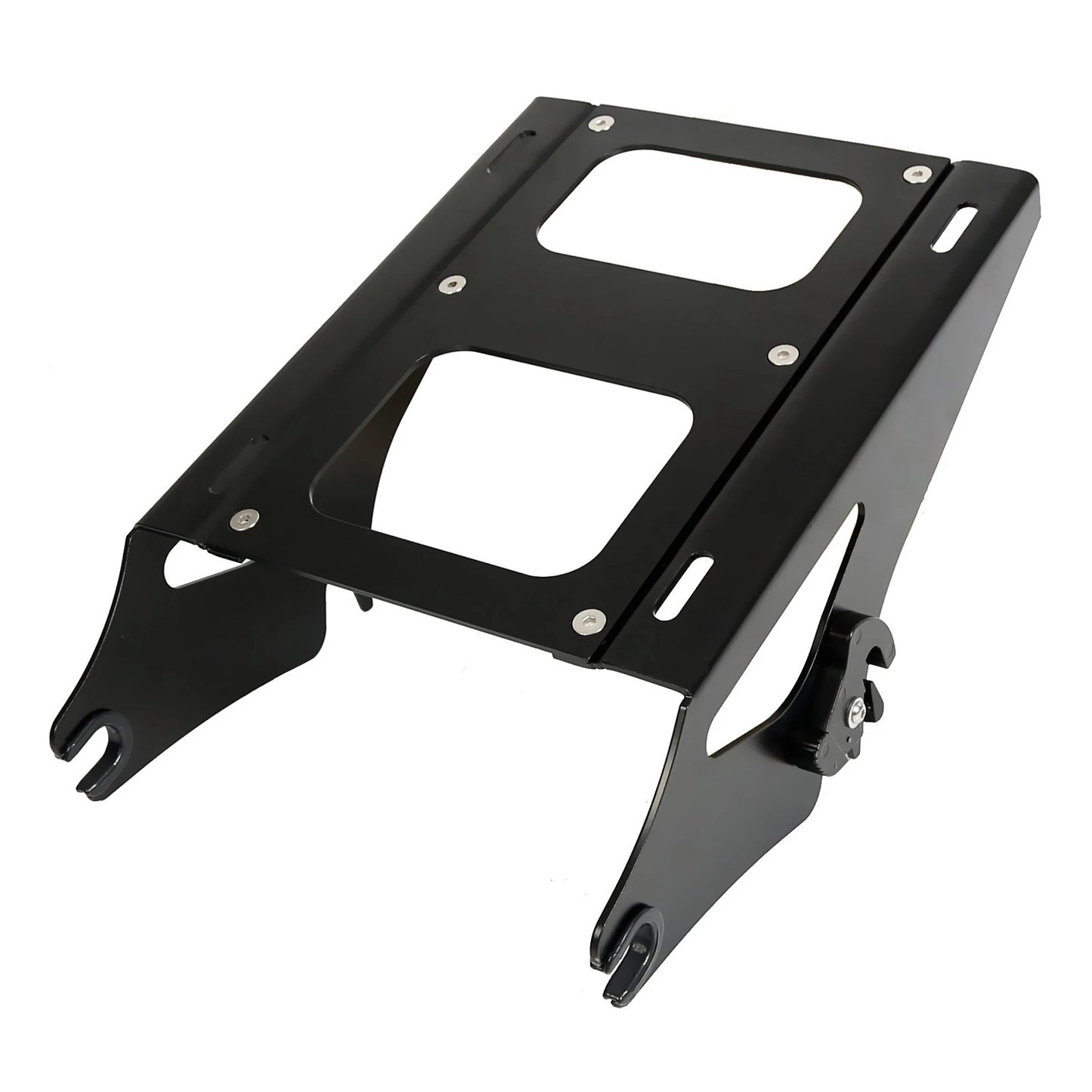 Two Up Tour Pack Mount Rack Bracket For Harley Touring Road King Glide