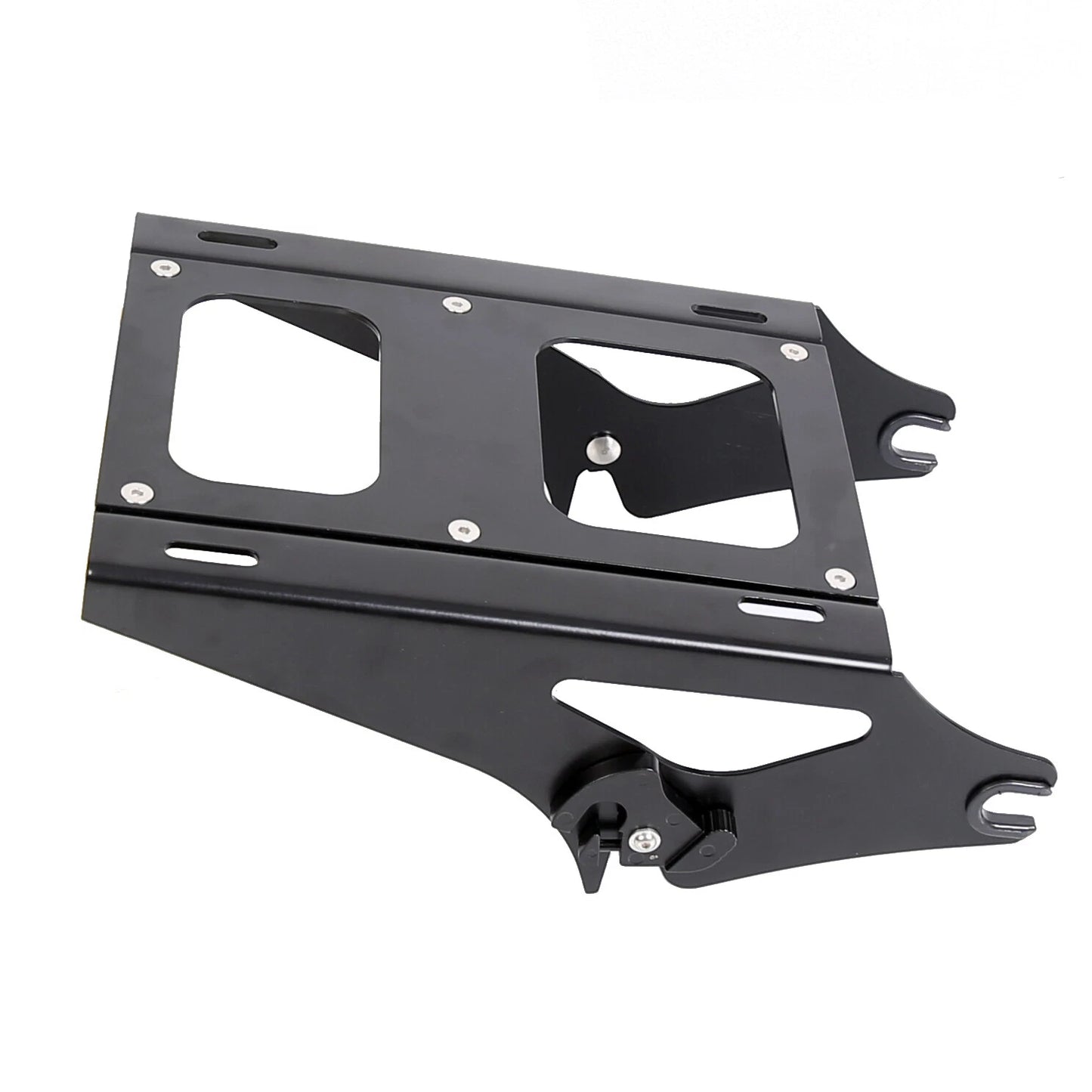 Two Up Tour Pack Mount Rack Bracket For Harley Touring Road King Glide