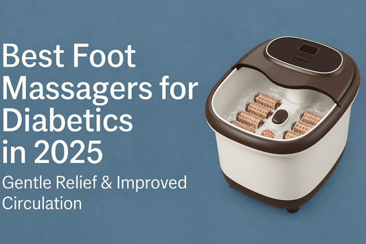 🥇 Our Top Pick: Heated Foot Spa Bath with Motorized Rollers