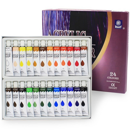 Premium Acrylic Paint Set Kit 24 pcs - Westfield Retailers