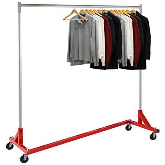 Large Portable Heavy Duty Clothes Rolling Z Rack - Westfield Retailers