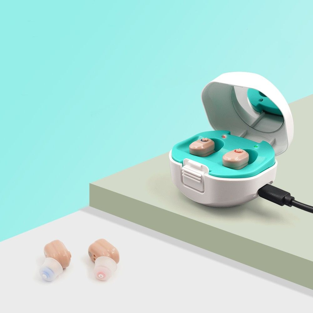 Premium Small Digital Rechargeable Sound Hearing Aids Set - Westfield Retailers