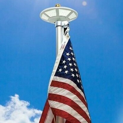 Powerful Solar Powered Flagpole LED Light - Westfield Retailers