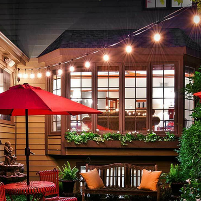 Smart LED Hanging Outdoor Patio String Lights - Westfield Retailers