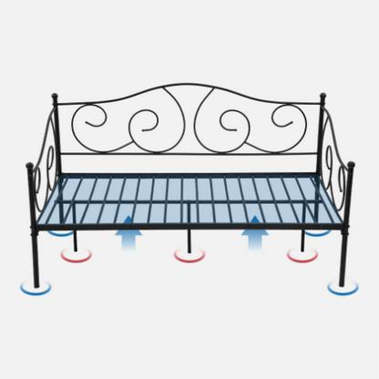 Large Full Sized Twin Metal Daybed Frame - Westfield Retailers