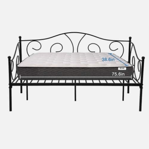 Large Full Sized Twin Metal Daybed Frame - Westfield Retailers