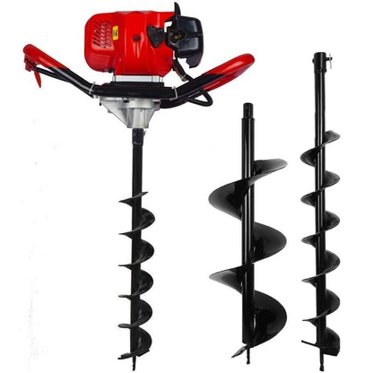 Powerful Gas Powered Post Hole Auger Digger Drill With Drill Bits - Westfield Retailers