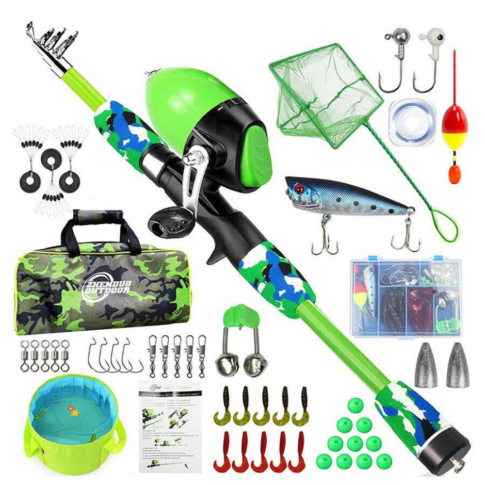 Ultimate Portable Kids Fishing Pole Kit - Westfield Retailers