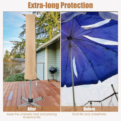 UmbrellaShade - Cantilever Patio Umbrella Cover with Fiberglass Rod