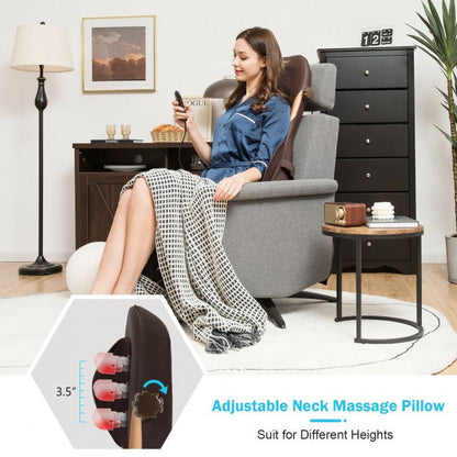 Shiatsu Neck & Back Massager Full Body Kneading or Rolling Massage with Heat and Adjustable Compression