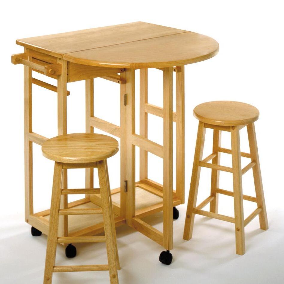 Ultimate Portable Kitchen Island Breakfast Bar Table Set - Westfield Retailers