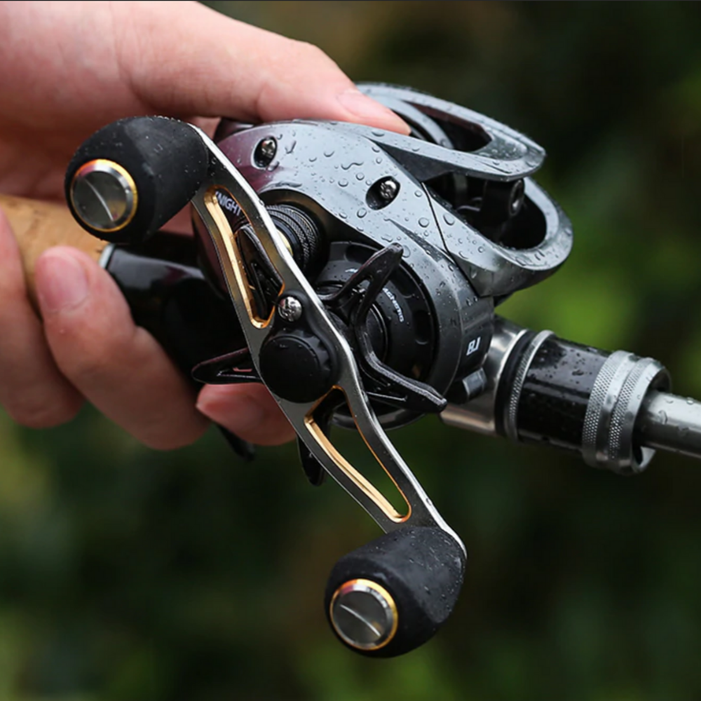 Premium Baitcaster Fisher Reel - Silver - Westfield Retailers