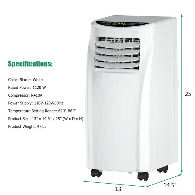 8000 BTU Premium Free Standing Portable Floor Air Conditioner - Westfield Retailers