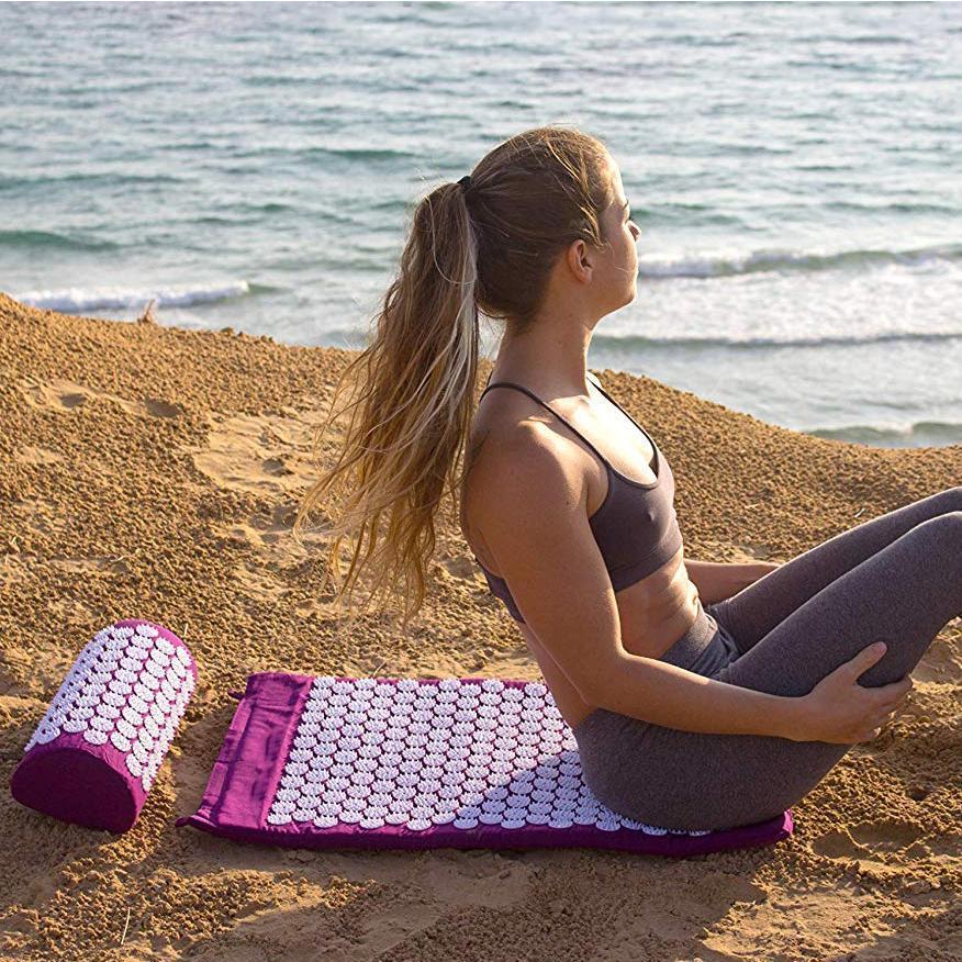 HexoRelief™ - Acupressure Yoga Mat & Pillow Set