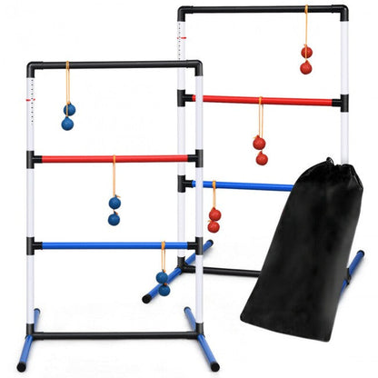 Ladder Ball Toss Outdoor Game Set with Score Tracker