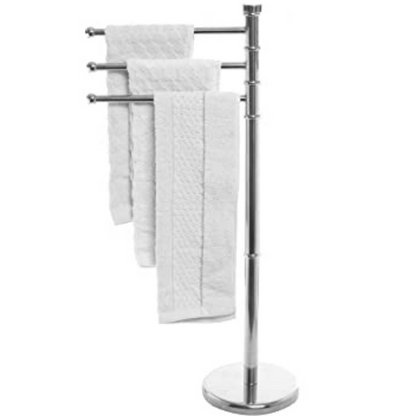 Free Standing Bathroom Towel Drying Rack Stainless Steel - Westfield Retailers