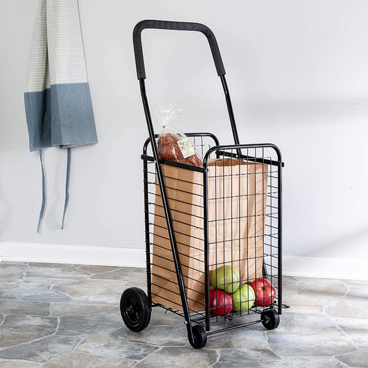 Portable Folding Personal Grocery Shopping Cart With Wheels - Westfield Retailers