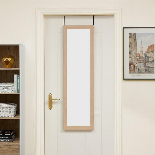 Natural Over Door Mounted Hanging Mirror 42" x 14" - Westfield Retailers