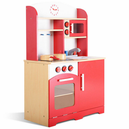 Ultimate Kids Wooden Play Toy Kitchen Set - Westfield Retailers