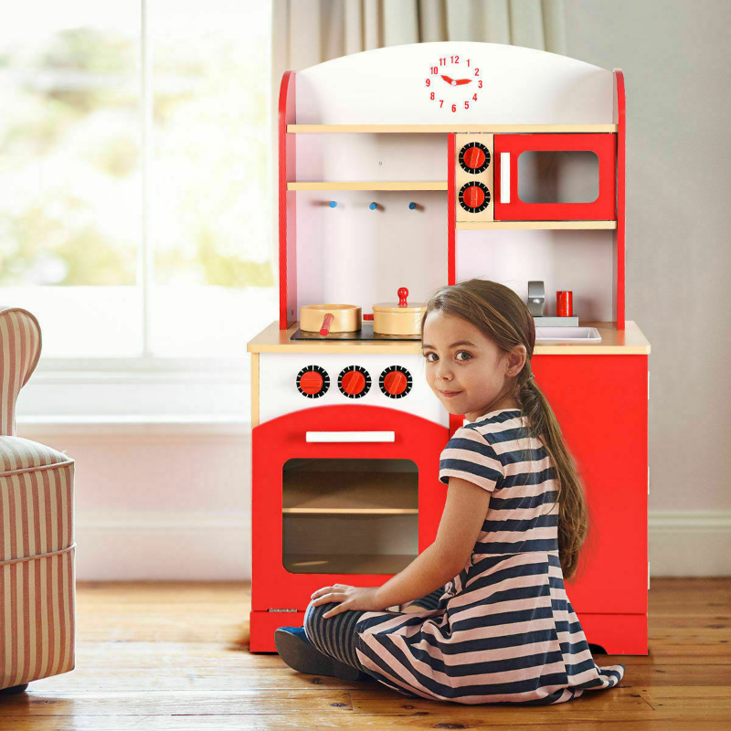 Ultimate Kids Wooden Play Toy Kitchen Set - Westfield Retailers