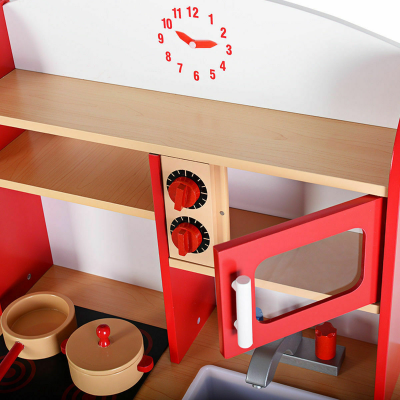 Ultimate Kids Wooden Play Toy Kitchen Set - Westfield Retailers