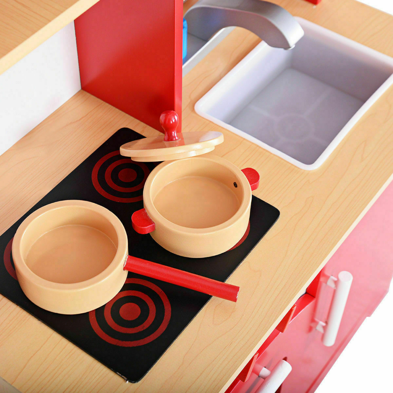 Ultimate Kids Wooden Play Toy Kitchen Set - Westfield Retailers