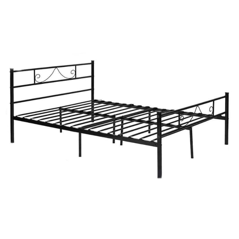 Premium Black Platform Metal Bed Frame - Westfield Retailers