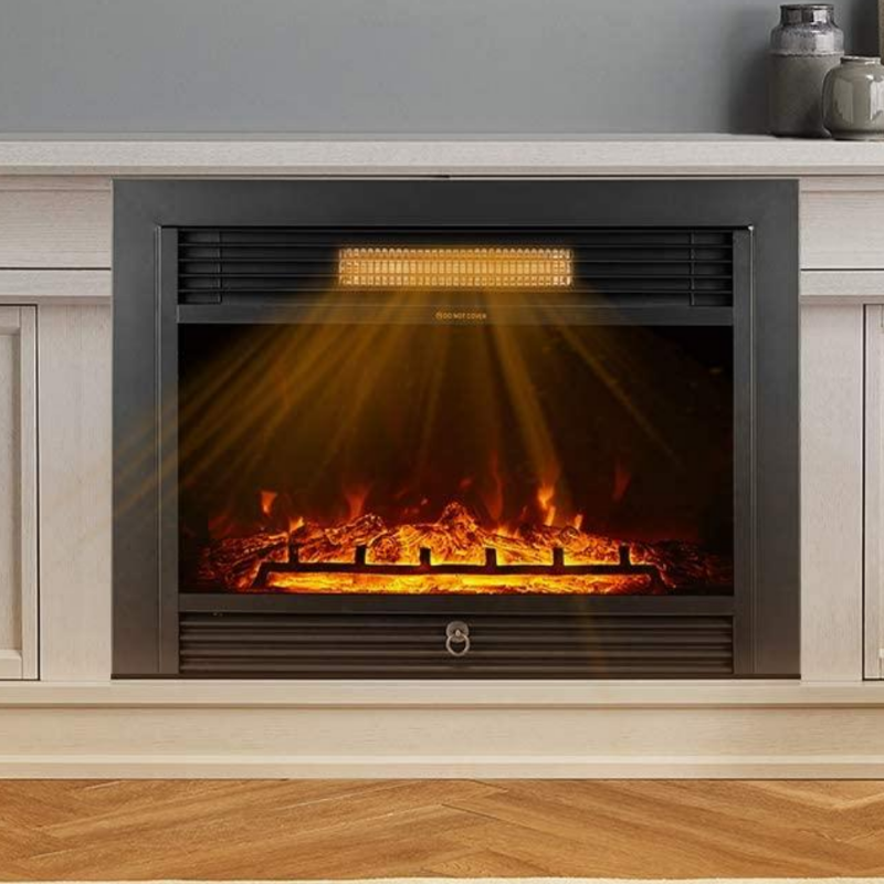 Premium Indoor LED Electric Fireplace Heater Insert - Westfield Retailers