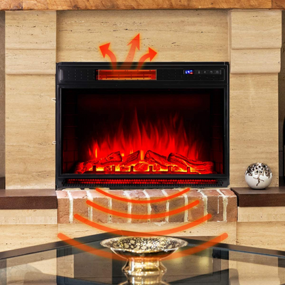 Premium Indoor LED Electric Fireplace Heater Insert - Westfield Retailers