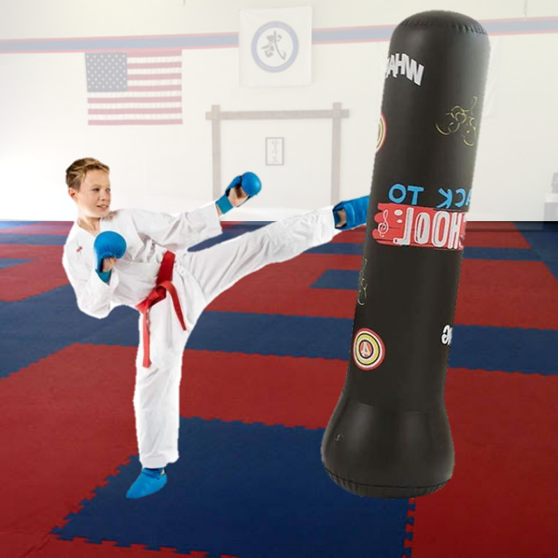 Premium Inflatable Free Standing Punching Bag 62 in - Westfield Retailers