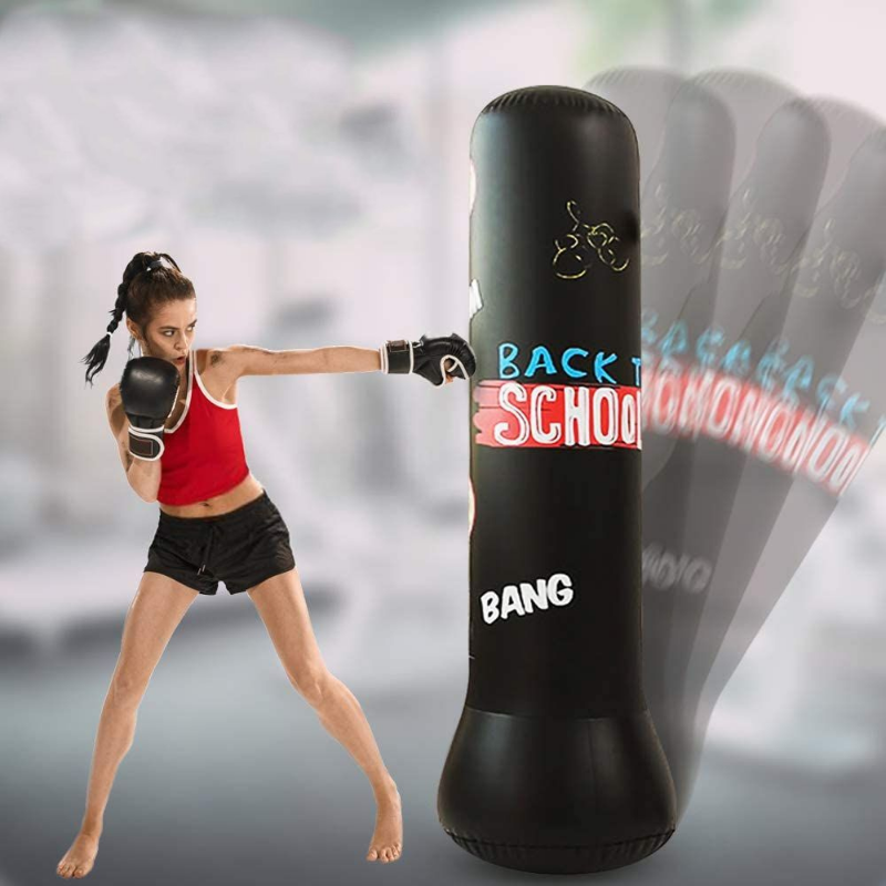 Premium Inflatable Free Standing Punching Bag 62 in - Westfield Retailers