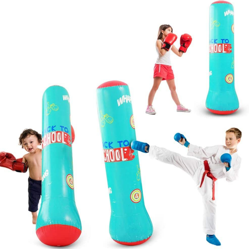 Premium Inflatable Free Standing Punching Bag 62 in - Westfield Retailers