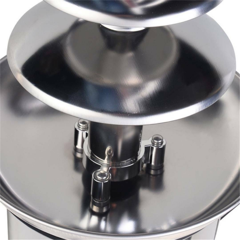 4 Tier Chocolate Fondue Fountain Stainless Steel Machine - Westfield Retailers