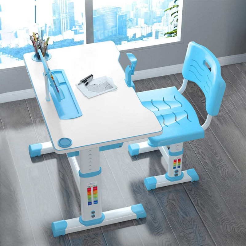 Premium Kids Adjustable Study Desk And Chair Set - Westfield Retailers