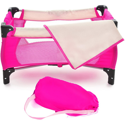 Premium Portable Baby Doll Crib Bed Set - Westfield Retailers