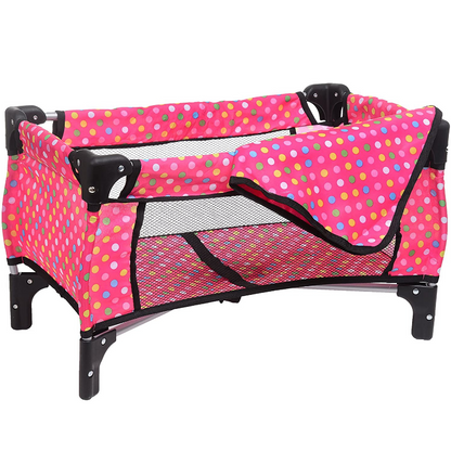 Premium Portable Baby Doll Crib Bed Set - Westfield Retailers