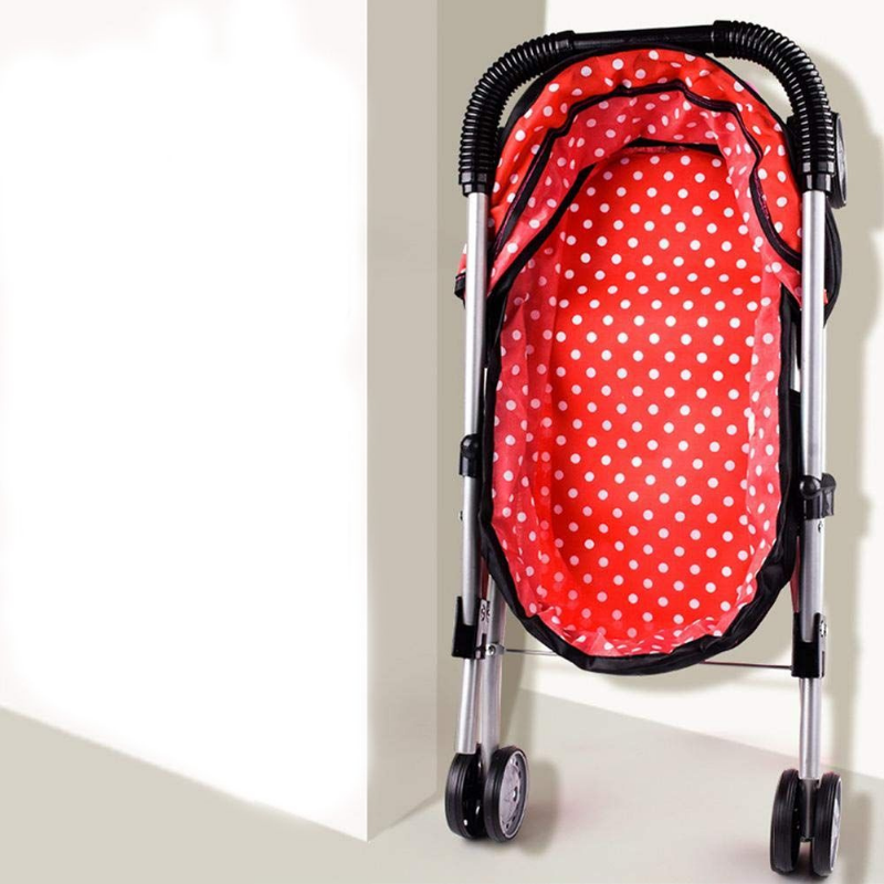 Lightweight Baby Doll Toy Stroller Carriage Red - Westfield Retailers