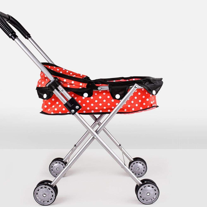 Lightweight Baby Doll Toy Stroller Carriage Red - Westfield Retailers