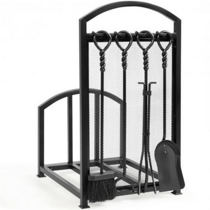 Premium Heavy Duty Firewood Log Holder Rack 27.5in - Westfield Retailers