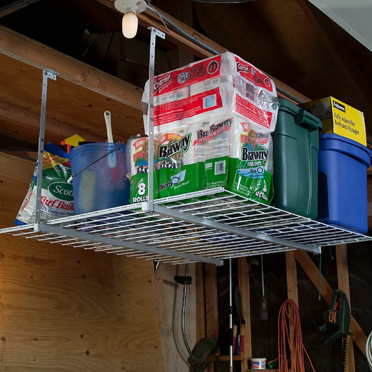 Overhead Hanging Garage Roof Ceiling Storage Rack - Westfield Retailers