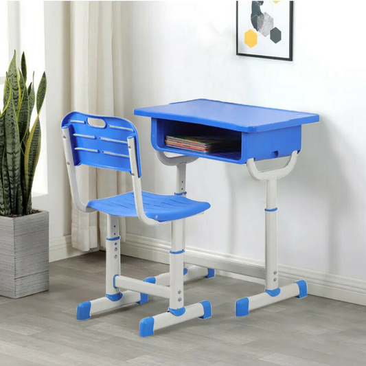 Kids Wooden Homework Study Desk And Chair Set - Westfield Retailers